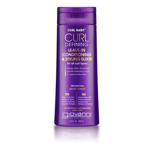 Giovanni Curl Habit™ Curl Defining Leave-In-Conditioning & Styling Elixir, 250ml